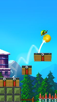 Helmetball Run - jump platform - Screenshot 1
