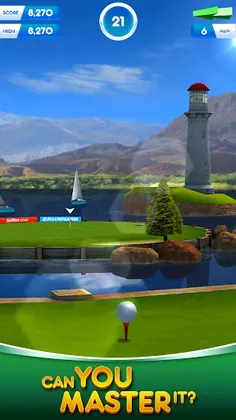 Flick Golf! - Screenshot 1