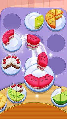 Cake Sort - Color Puzzle Game - Screenshot 1