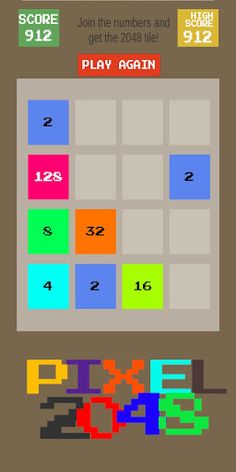 PIXEL 2048 - Screenshot 3