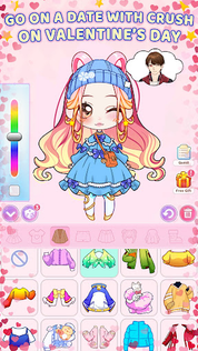Chibi Doll Dress Up: DIY Game - Screenshot 2