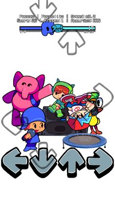 FNF Trampoline vs Pocoyos Mod - Screenshot 1