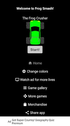 Frog Smash: Racing Game - Screenshot 1