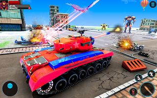 Eagle Robot Flying sim: Cars T - Screenshot 2