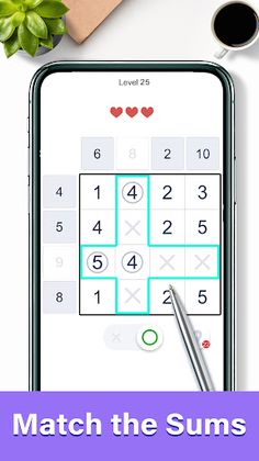 Number Sum - Math Puzzle Game - Screenshot 1