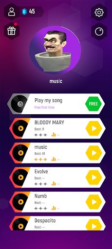 Skibidi Dance Hop Tiles - Screenshot 1