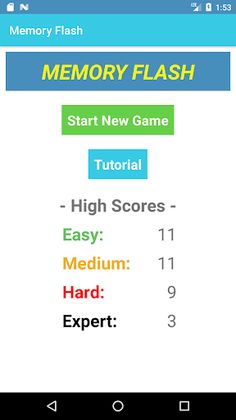 Memory Flash - Fast Paced Numb - Screenshot 1