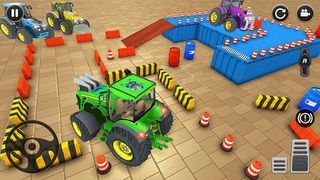 Modern Tractor Parking Game 3D - Screenshot 1