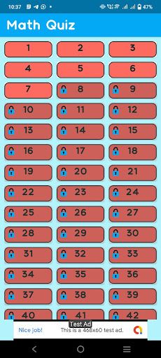 Math Quiz - Screenshot 3