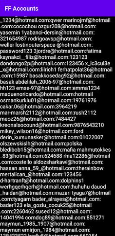 FFF Accounts - Screenshot 2