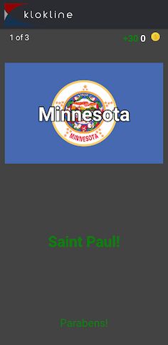 50 Capitais EUA Desafio - Screenshot 3