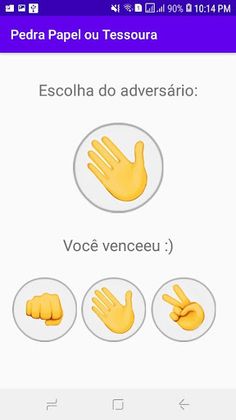 Pedra, papel ou tesoura - Screenshot 2