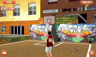 Basketball flick game slam - Screenshot 3