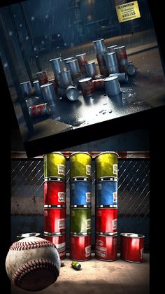 Hit Can Ball Knockdown Game - Screenshot 1