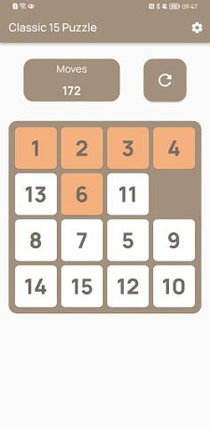 Classic 15 Puzzle:Number Game - Screenshot 3