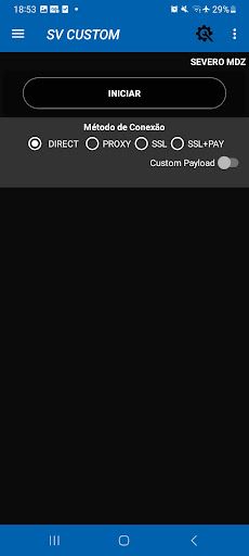 SV CUSTOM - Tunnel VPN - Screenshot 1