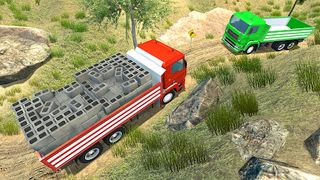 Dump Truck Driving Dumper Game - Screenshot 1