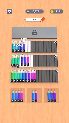 Pencil Sort 3D - Screenshot 4