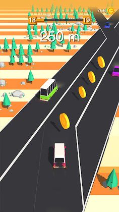 Traffic Car Run 2D : Car games - Screenshot 4