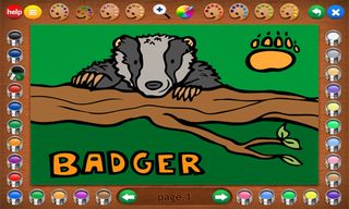 Coloring Book 27: Woodland Ani - Screenshot 2