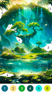 Fantasy Color-Paint By Number - Screenshot 4