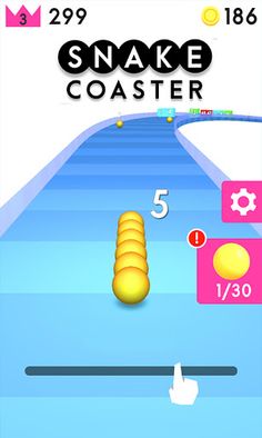 Snake Coaster vs Block - Screenshot 3