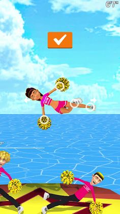 Stack-up Cheerleaders 3D - Screenshot 2