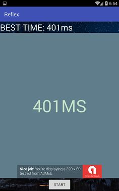Reflex test - Screenshot 3