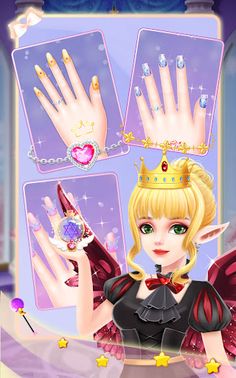 Fairy princess Nail Art - Screenshot 1