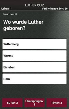 Martin Luther Quiz - Screenshot 2