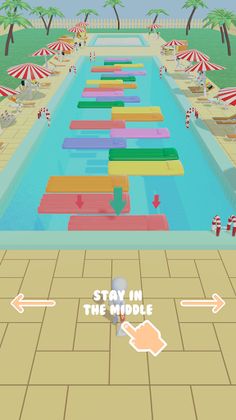Cross The Pool - Screenshot 2