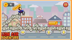 Lion Car Adventure - Screenshot 2