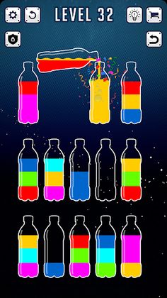 Water Color Sort: Puzzle Game - Screenshot 2