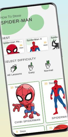 How to draw SpiderMun - Screenshot 1