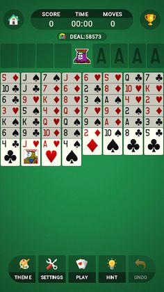 FreeCell Solitaire - Screenshot 1
