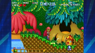 BLUE'S JOURNEY ACA NEOGEO - Screenshot 2