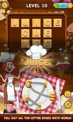 Word Search Game with Biscuits - Screenshot 4