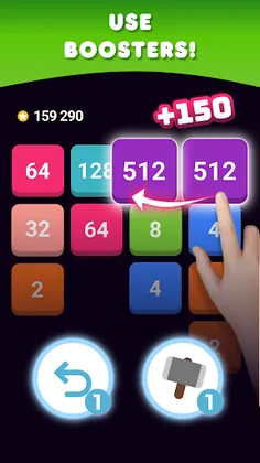 Merge Blocks Number Game 2048 - Screenshot 4