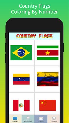 Flag Country Coloring ByNumber - Screenshot 4