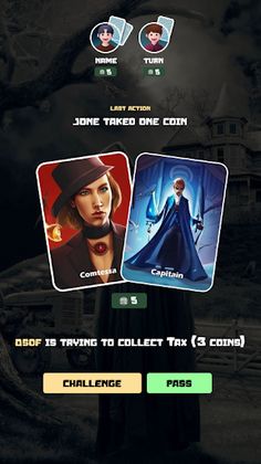 Coup board game - Screenshot 4
