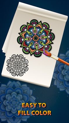 Mandala Color By Number - Mand - Screenshot 3