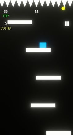 Neon Cube Fall - Screenshot 2