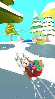 Santa Sled Runner - Screenshot 2