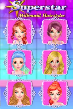 Superstar Milkmaid Hairstyles - Screenshot 3