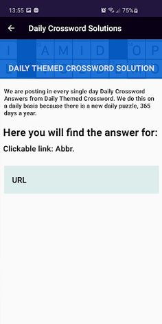 Daily Crossword Solution - Screenshot 2