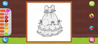 Coloring Book Dress - Screenshot 2