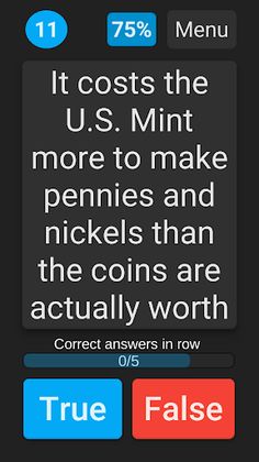 True or false - Screenshot 1