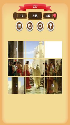 Christian Paintings Puzzle - Screenshot 1