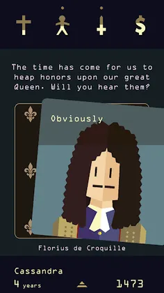 Reigns: Her Majesty - Screenshot 1