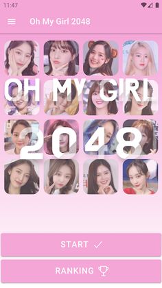 Oh My Girl 2048 Game - Screenshot 1